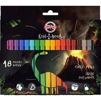 Vícebarevné Fixy koh-i-noor fixy Koh- fixy Koh-I-Noor fixy 18 ks