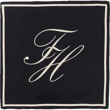 Módní doplněk Hedvábný šátek Tommy Hilfiger AW0AW18223 námořnická modř 59X, vel. ONE SIZE