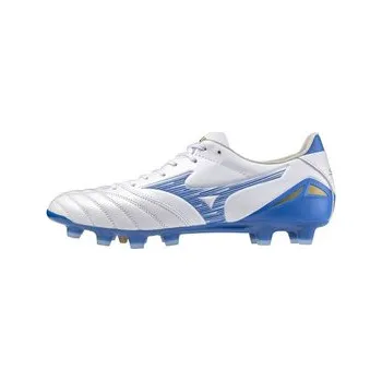 Pánská sálová obuv Mizuno MORELIA NEO IV PRO FG Kopačky modrá / bílá, UK 8,5, EU 42,5, US 9,5, 27,5 cm
