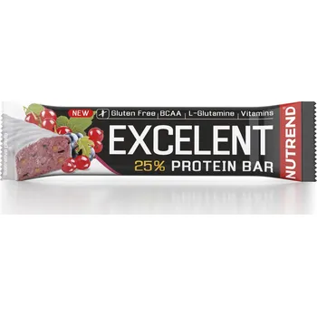 ExcelentBar Rybíz Brusinka 85g cena za kartonové balení (Kartonové balení : 18 ks)