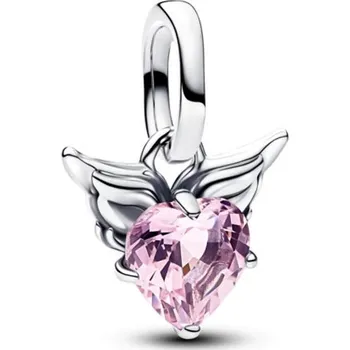 Oblečení a móda PANDORA ME mini přívěsek Růžové okřídlené srdce