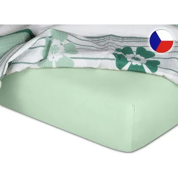 Prostěradlo Jersey prostěradlo 80x220 EXCLUSIVE mentol