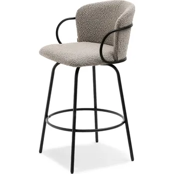 Křeslo Mebel Partner Sofia (světlobéžová + černá)