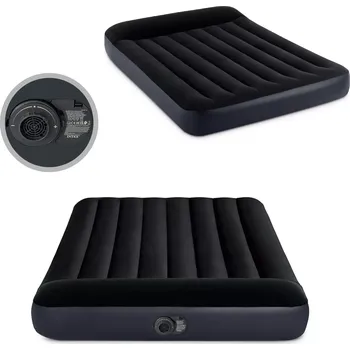 Nafukovací matrace Nafukovací matrace s integrovanou pumpou a polštářem INTEX 191 × 137 × 25 cm Dura-Beam