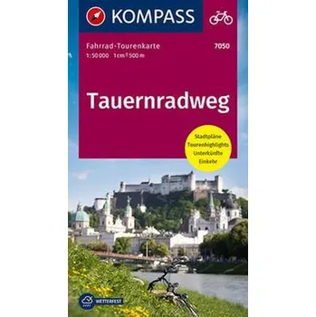 Fahrrad-Tourenkarte.Tauernradweg 1:50000. - KOMPASS-Karten GmbH