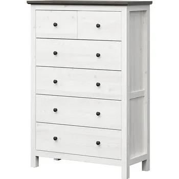 Komoda Black Red White Hesen KOM6S/15/10 (modřín sibiu světlý + borovice larico)