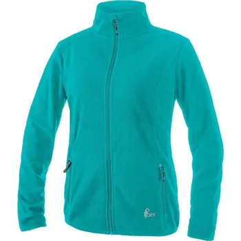 pracovní mikina CXS Mikina GRANBY LADY, dámská, tyrkysově zelená, vel. 2XL