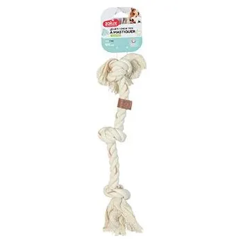 Hračka pro psa Hračka pes LEATHER TOUCH Uzel 44cm Zolux