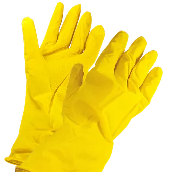 Kartáč na nádobí EcoPack Latexové rukavice přírodní vel. M žluté Balení: 10