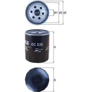 Autodíl Olejový filtr MAHLE OC 535
