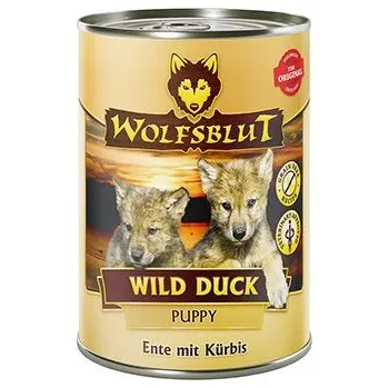 Krmivo pro psa Wolfsblut Dog Puppy Wild Duck konz. 395g