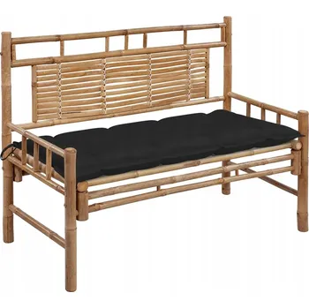 Zahradní lavice Lavička s opěradlem, dřevěná, 120 x 55 cm