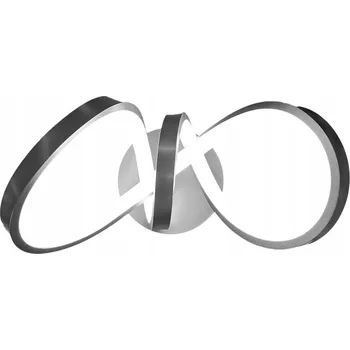 Nástěnné svítidlo Nástěnné svítidlo Milagro stříbrné s integrovaným LED zdrojem 0 W