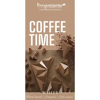Čokoláda Benjamíssimo Coffee Time čokoláda bez kofeinu BIO 60 g