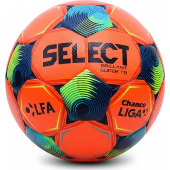 Fotbalový míč SELECT Fotbalový míč Select FB Brillant Super TB CZ Chance Liga 205/26 vel. 5 oranžový 5