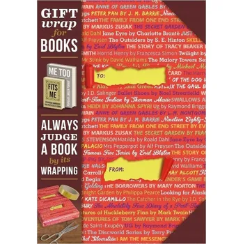 Obraz Dárkový balicí papír s motivem knihy - Nenechte si ujít, IF