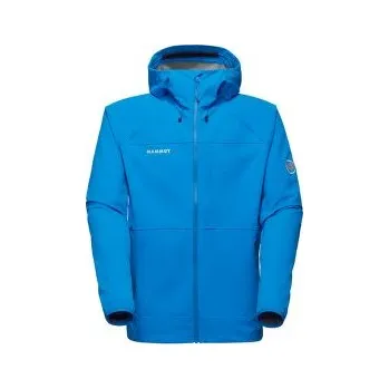 Pánská větrovka Mammut ULTIMATE COMFORT SO HOODED JACKET MEN glacier blue modrá S