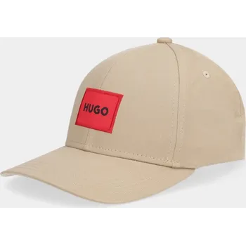 Kšiltovka Bavlněná baseballová čepice HUGO 50492745 béžová 80A, vel. ONE SIZE