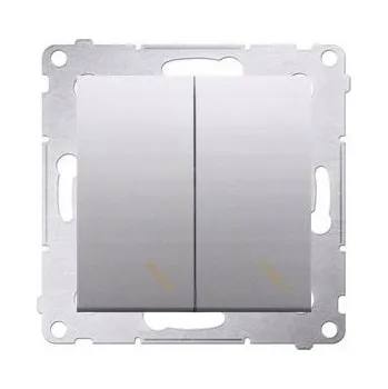 vypínač Schodišťový vypínač Klasik Simon stříbrný DW6/2L.01/43