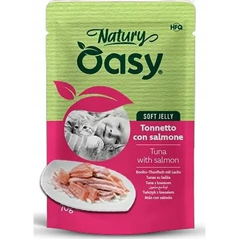 Krmivo pro kočku Oasy Kot Nature - Tuňák s lososem 70g