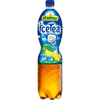 Ledový čaj Pfanner Ledový čaj Citron Limetka 1,5L cena za kartonové balení (Kartonové balení : 6 ks)