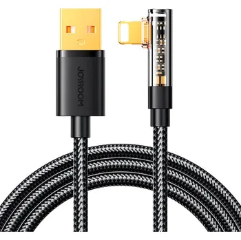 Datový kabel Úhlový kabel k USB-A / Lightning / 1,2 m Joyroom S-UL012A6 (černý)
