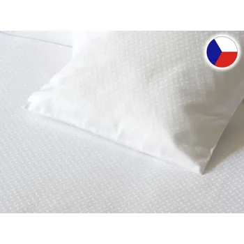 Damaškové povlečení Kávové zrno bílé 2x 70x90, 220x200