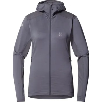 Dámská mikina Dámská technická mikina Haglöfs L.I.M Mid Multi Hood - tmavě šedá Velikost: M