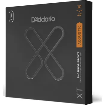 Strunný nástroj D'Addario XTAPB1047-3P + prodloužená záruka 3 roky