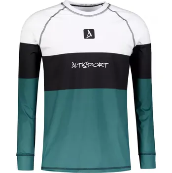 Pánské funkční termo triko s dlouhým rukávem premium ALTISPORT VOJ/ALM051TER01 BÍLOZELENÁ XXL