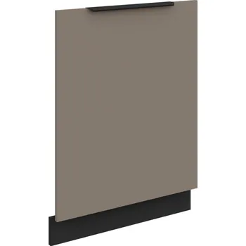 Kuchyňská skříňka Dvířka pro vestavnou myčku LUNARA - 60x72 cm, tmavě béžové / černé