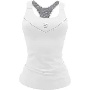 Pánské tričko GIVOVA Givova dámské tílko s potiskem, V-výstřih, XL BÍLÁ|ČERNÁ