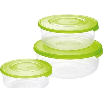 Dóza na potraviny Tontarelli Dóza na potraviny 3 ks kulatá zelená