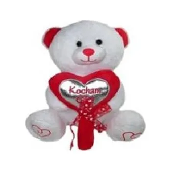 plyšák Miś z sercem 38cm