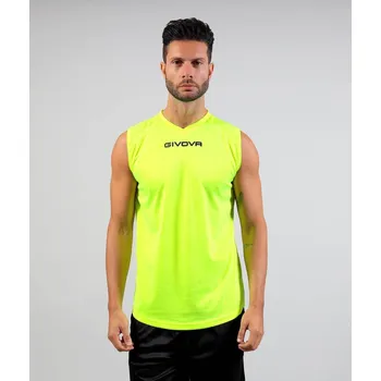 Pánská vesta GIVOVA Givova Smanicato One M bezrukávové triko ŽLUTÁ