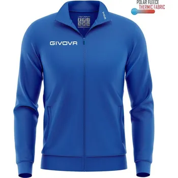 Dámská mikina GIVOVA Unisex Mikina Givova Polarfleece Mono 500 - Pohodlí a Teplo MODRÁ