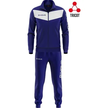 GIVOVA Givova Visa Triacetato sportovní souprava S MODRÁ