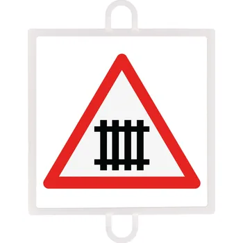 Ruční pumpa SOFTEE Dopravní značka „Nebezpečí č. 5“ (nivel s bariérami) – SOFTEE (2 ks) VÍCEBAREVNÁ