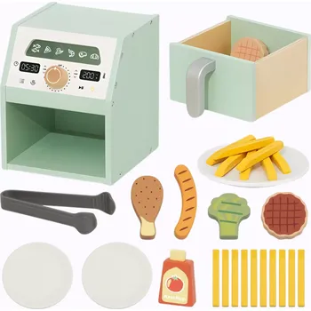 Dětské zboží Dřevěná fritéza na horký vzduch TOOKY TOY pro děti