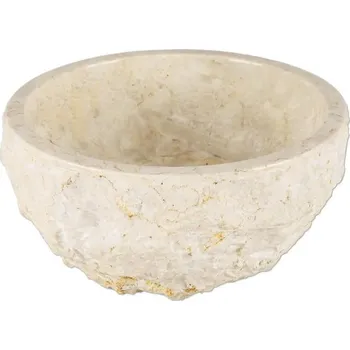 Umyvadlo na desku Differnz Asti mramor béžová 38 cm 36.102.44