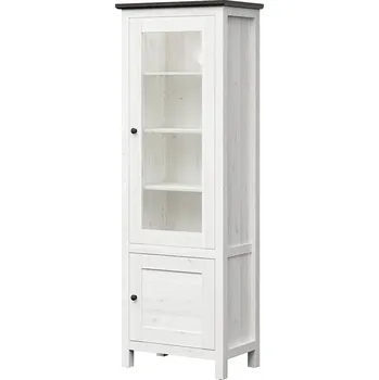 Vinotéka Black Red White Hesen REG1W1D/20/7 (s LED osvětlením) (modřín sibiu světlý + borovice larico)