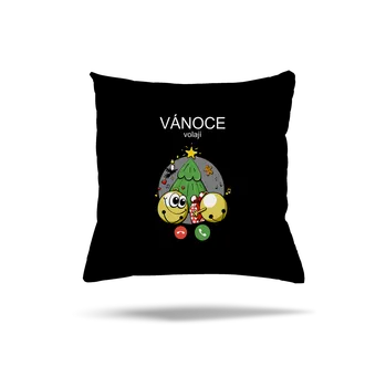 Polštář Bastard Vánoce volají polštář Black