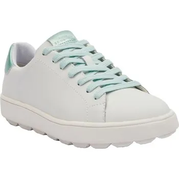 Dámské tenisky Dámské volnočasové boty Geox SPHERICA ECUB-1 40 Bílá, Tyrkysová