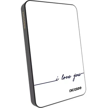 Powerbanka Picasee Powerbanka s MagSafe 5 000 mAh Šedá - Miluji tě