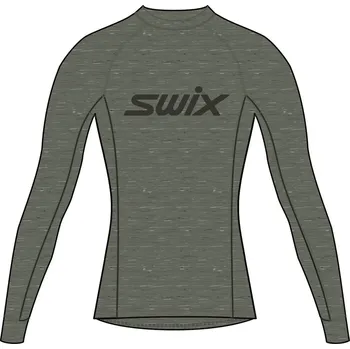 Nátělník Pánské funkční triko Swix RaceX Merino LS M velikost - textil L