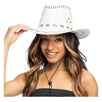 Karnevalový kostým Kovbojský klobouk Savanne bílý