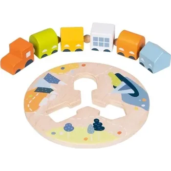 Hračka GOKI Provlékací vláček s pěti vagónky