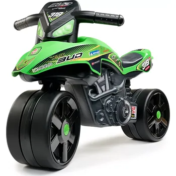 Odrážedlo Odrážedlo motorka FALK Racing zelená se širokými koly