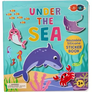 kreativní sada Silikonové samolepky s knížkou – mořská stvoření