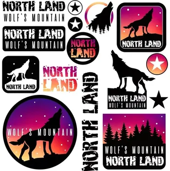 Nášivka Nažehlovací obrázky – vlci 15 × 21 cm